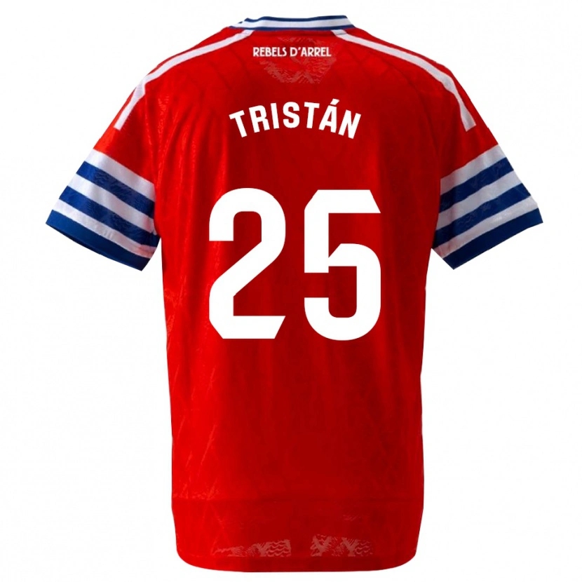 Danxen Femme Maillot Pol Tristán #25 Bleu Royal Rouge Tenues Extérieur 2026/27 T-Shirt