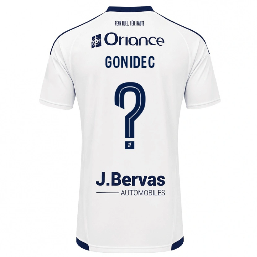 Danxen Femme Maillot Sandy Gonidec #0 Bleu Marine Blanc Tenues Extérieur 2026/27 T-Shirt