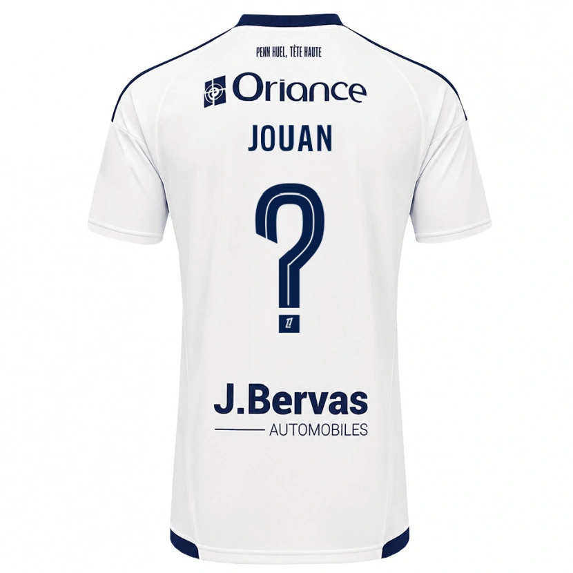 Danxen Femme Maillot Léonie Jouan #0 Bleu Marine Blanc Tenues Extérieur 2026/27 T-Shirt
