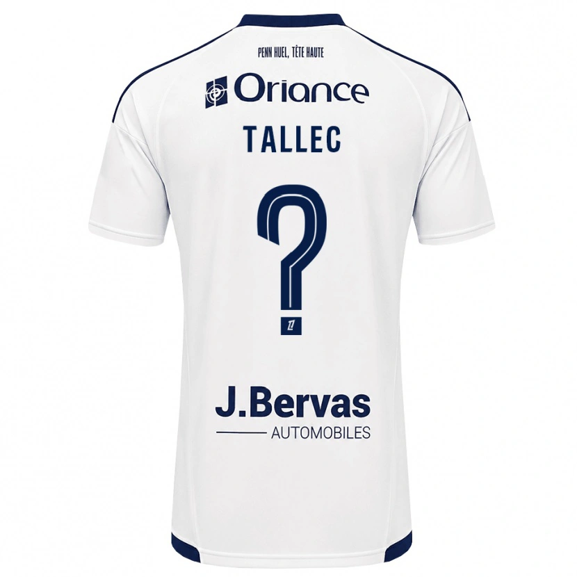 Danxen Femme Maillot Ylionna Tallec #0 Bleu Marine Blanc Tenues Extérieur 2026/27 T-Shirt