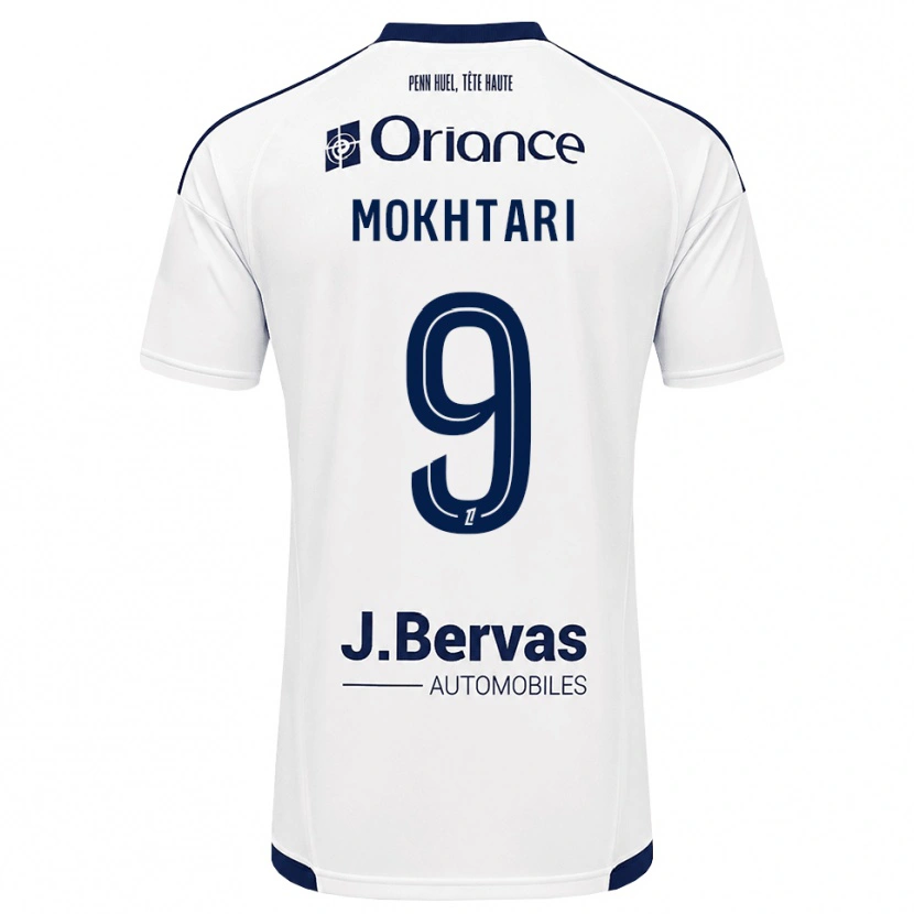 Danxen Femme Maillot Noa Mokhtari #9 Bleu Marine Blanc Tenues Extérieur 2026/27 T-Shirt