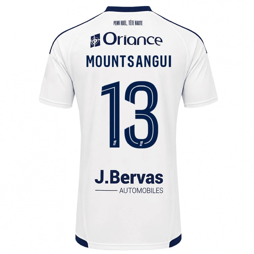 Danxen Femme Maillot Warren Mountsangui #13 Bleu Marine Blanc Tenues Extérieur 2026/27 T-Shirt