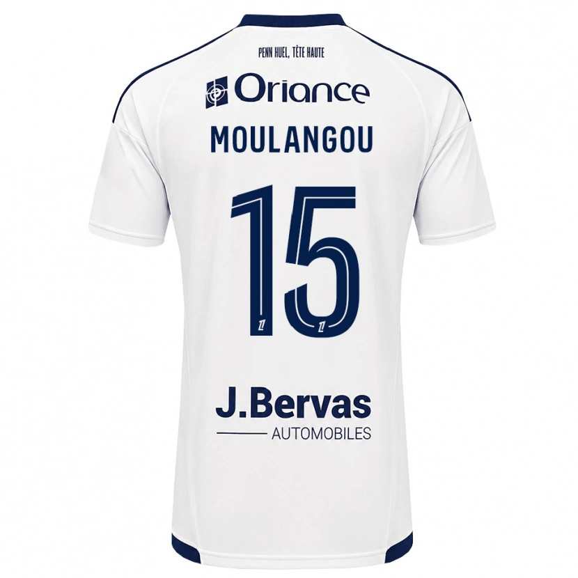 Danxen Femme Maillot Kenan Moulangou #15 Bleu Marine Blanc Tenues Extérieur 2026/27 T-Shirt