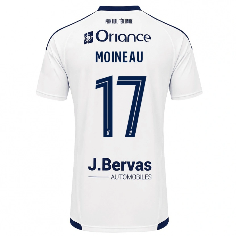 Danxen Femme Maillot Nathan Moineau #17 Bleu Marine Blanc Tenues Extérieur 2026/27 T-Shirt