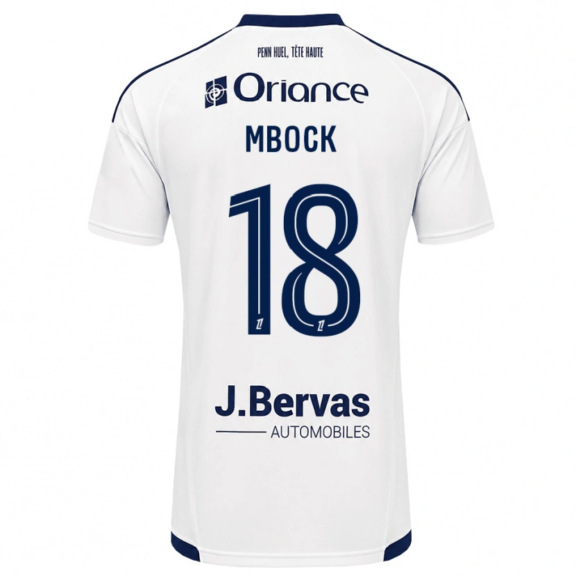 Danxen Femme Maillot Hianga'a Mbock #18 Bleu Marine Blanc Tenues Extérieur 2026/27 T-Shirt