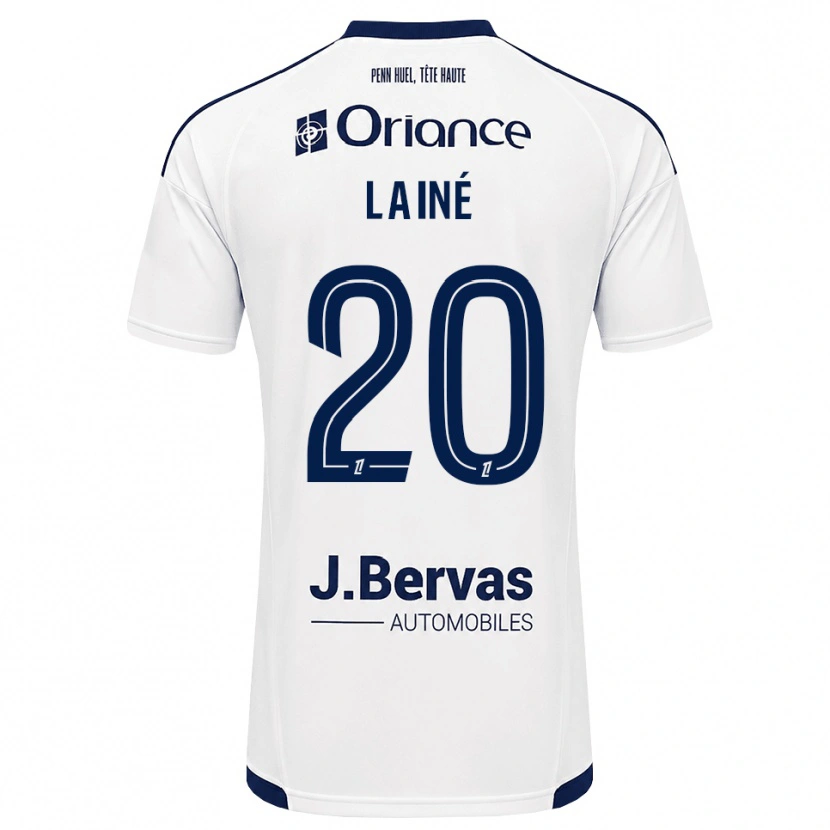 Danxen Femme Maillot Mathis Lainé #20 Bleu Marine Blanc Tenues Extérieur 2026/27 T-Shirt
