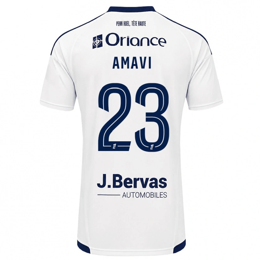 Danxen Femme Maillot Jordan Amavi #23 Bleu Marine Blanc Tenues Extérieur 2026/27 T-Shirt