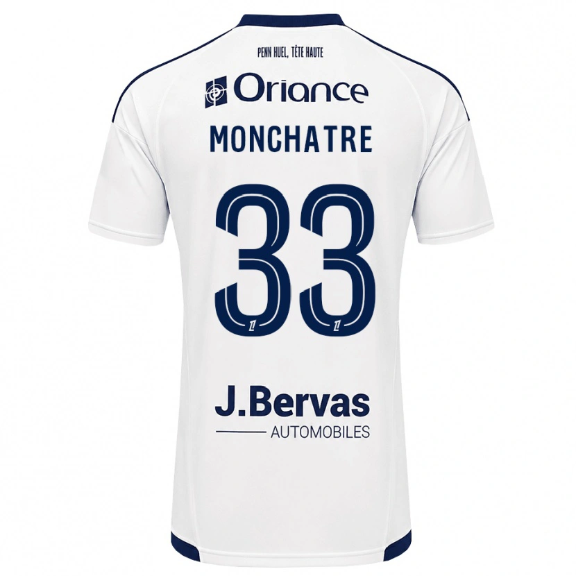 Danxen Femme Maillot Enzo Monchatre #33 Bleu Marine Blanc Tenues Extérieur 2026/27 T-Shirt