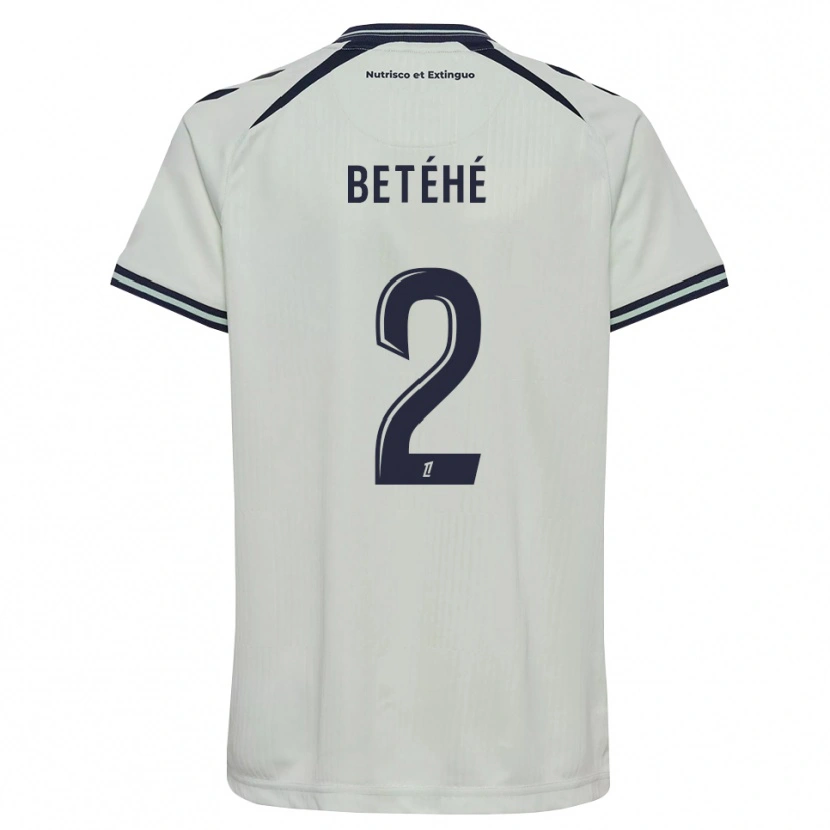 Danxen Femme Maillot Aaron Betéhé #2 Bleu Nuit Blanc Tenues Extérieur 2026/27 T-Shirt