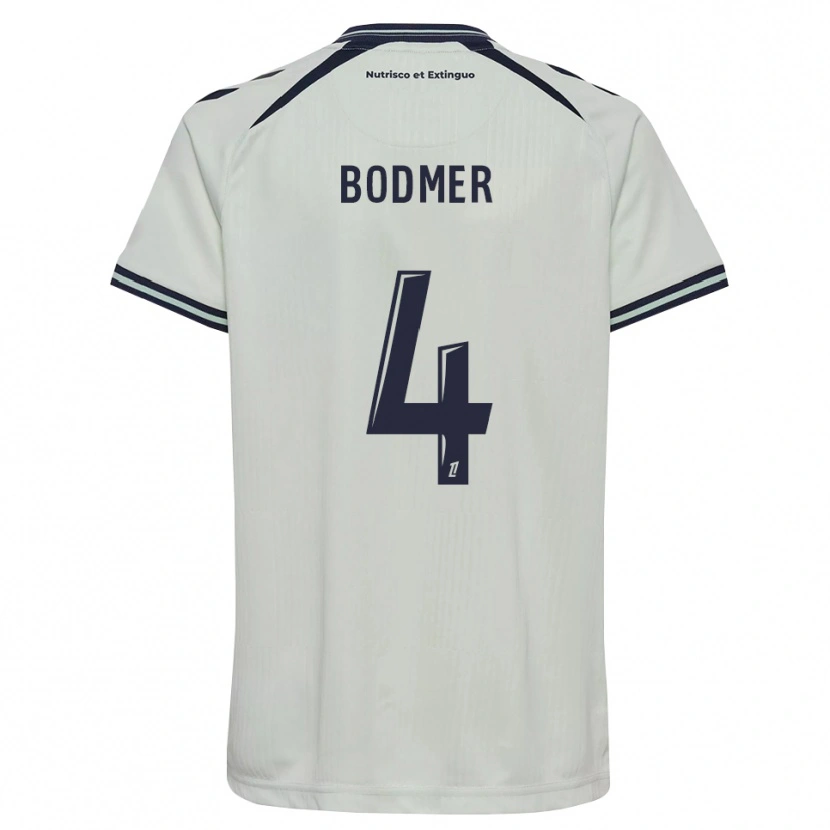Danxen Femme Maillot Mathéo Bodmer #4 Bleu Nuit Blanc Tenues Extérieur 2026/27 T-Shirt