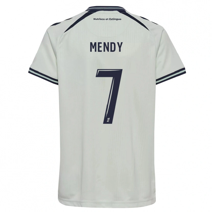 Danxen Femme Maillot Dahiss Mendy #7 Bleu Nuit Blanc Tenues Extérieur 2026/27 T-Shirt