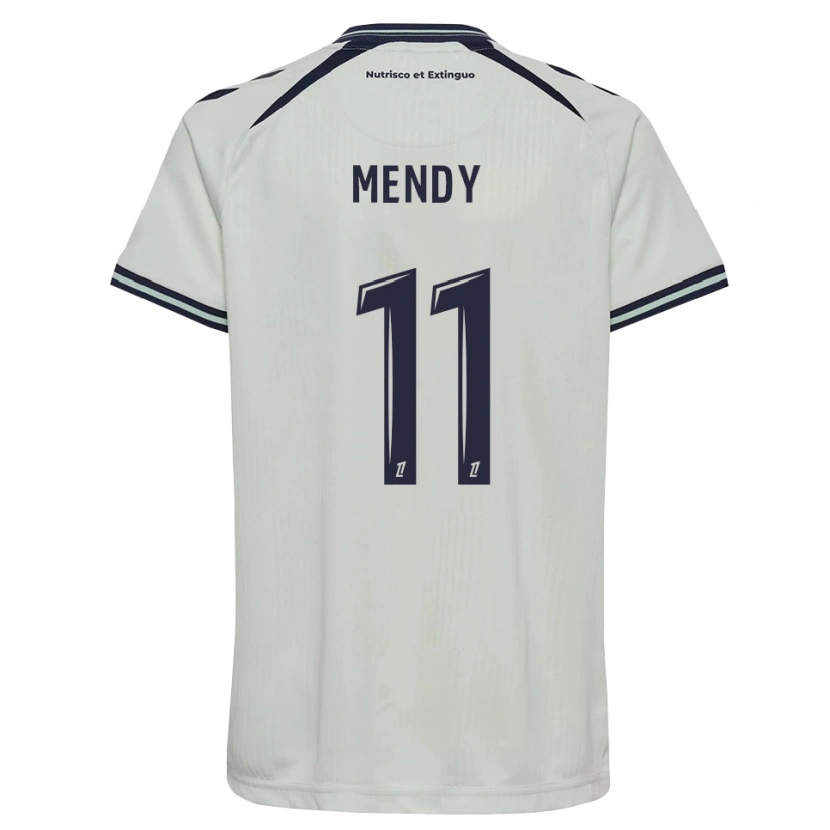 Danxen Femme Maillot Mélinda Mendy #11 Bleu Nuit Blanc Tenues Extérieur 2026/27 T-Shirt