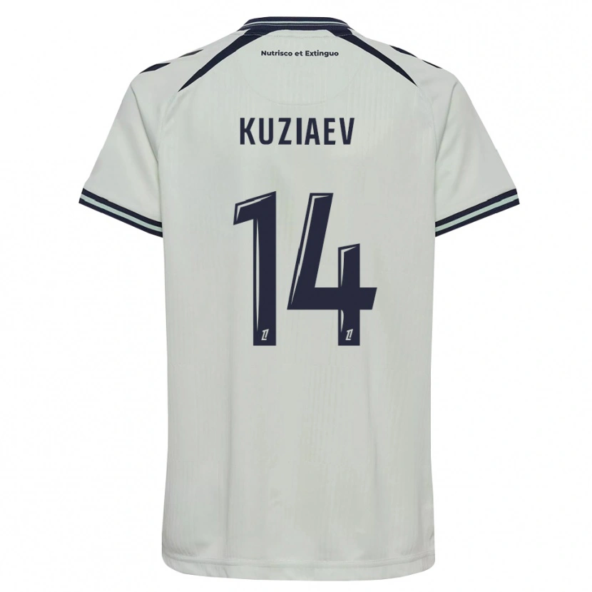 Danxen Femme Maillot Daler Kuzyaev #14 Bleu Nuit Blanc Tenues Extérieur 2026/27 T-Shirt