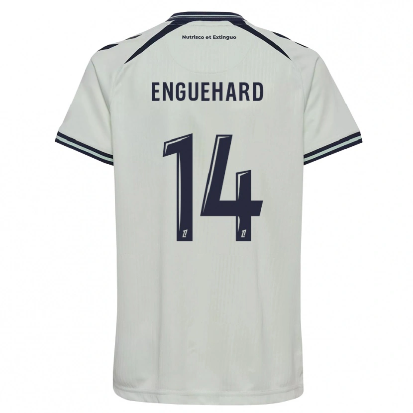 Danxen Femme Maillot Romane Enguehard #14 Bleu Nuit Blanc Tenues Extérieur 2026/27 T-Shirt