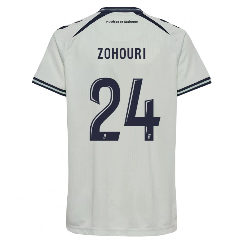 Danxen Femme Maillot Guy-Noël Zohouri #24 Bleu Nuit Blanc Tenues Extérieur 2026/27 T-Shirt