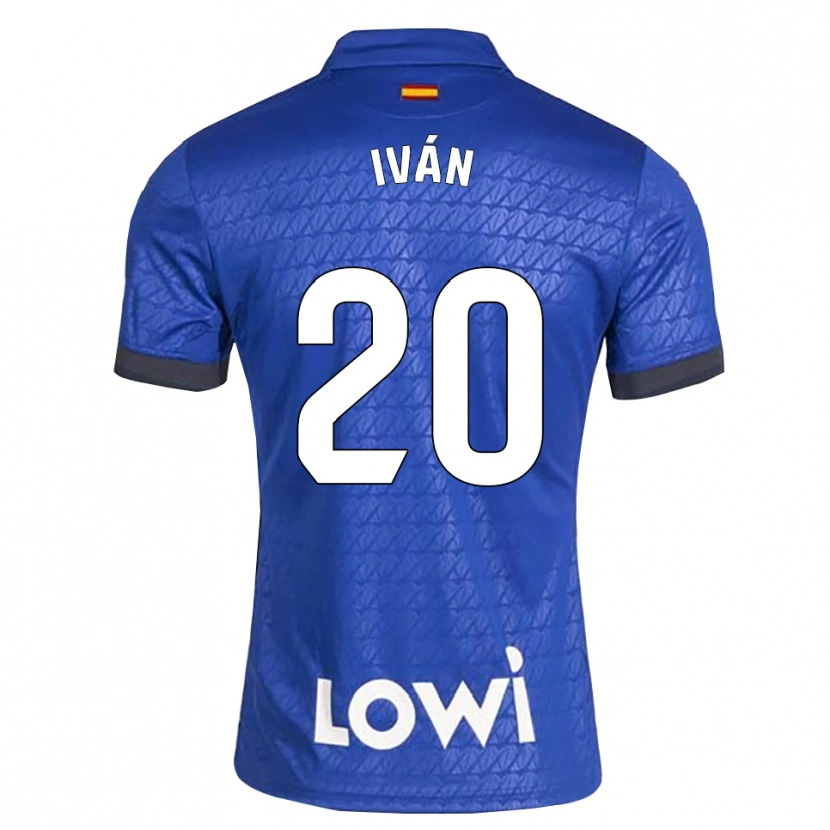 Danxen Femme Maillot Iván Azón #20 Bleu Blanc Noir Tenues Domicile 2026/27 T-Shirt