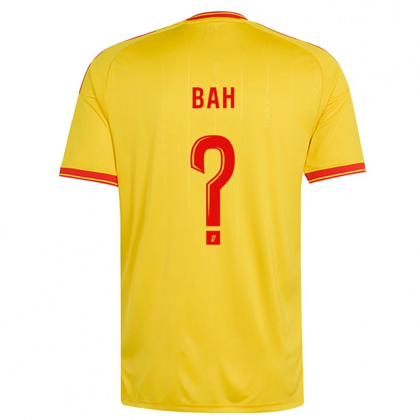 Danxen Enfant Maillot Souleymane Bah #0 Or Orange Rouge Tenues Domicile 2026/27 T-Shirt