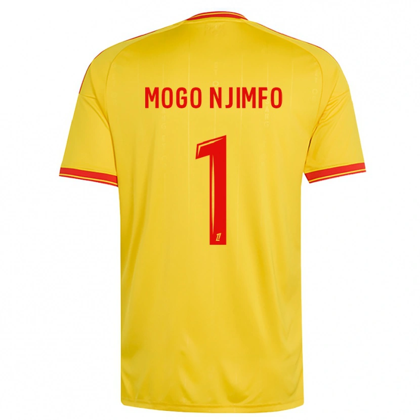 Danxen Enfant Maillot Arthur Mogo Njimfo #1 Or Orange Rouge Tenues Domicile 2026/27 T-Shirt