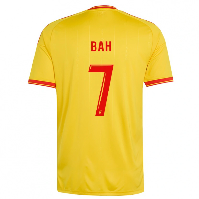 Danxen Enfant Maillot Alpha Bah #7 Or Orange Rouge Tenues Domicile 2026/27 T-Shirt