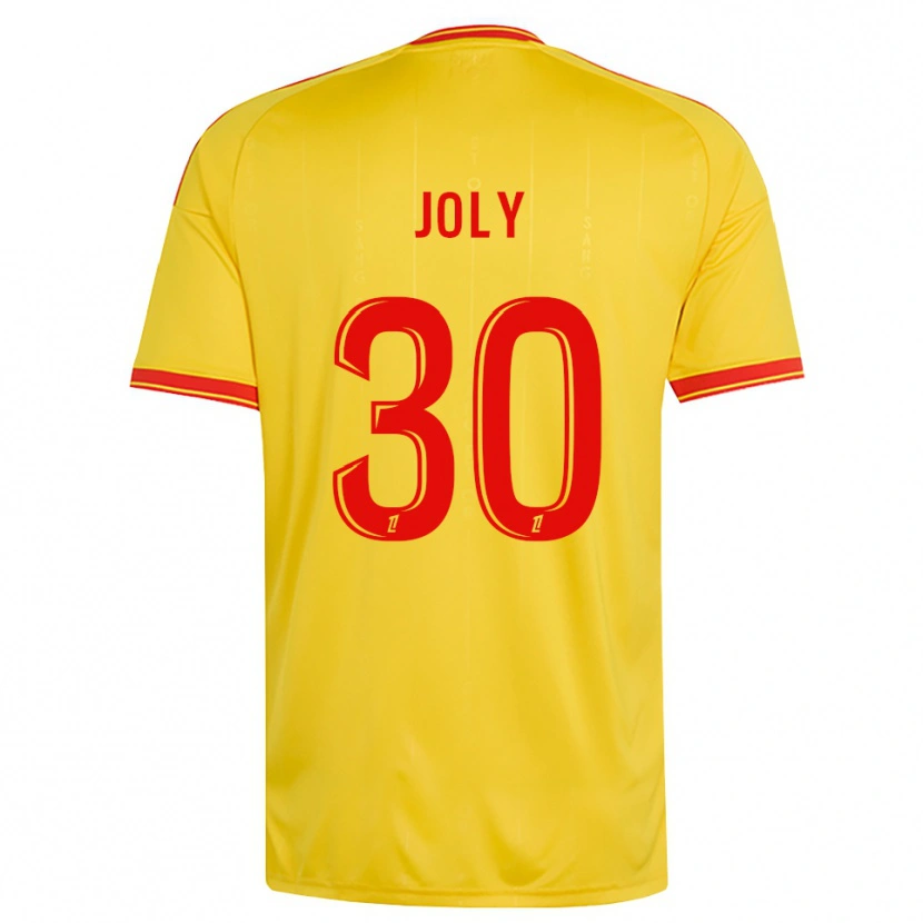 Danxen Enfant Maillot Blandine Joly #30 Or Orange Rouge Tenues Domicile 2026/27 T-Shirt