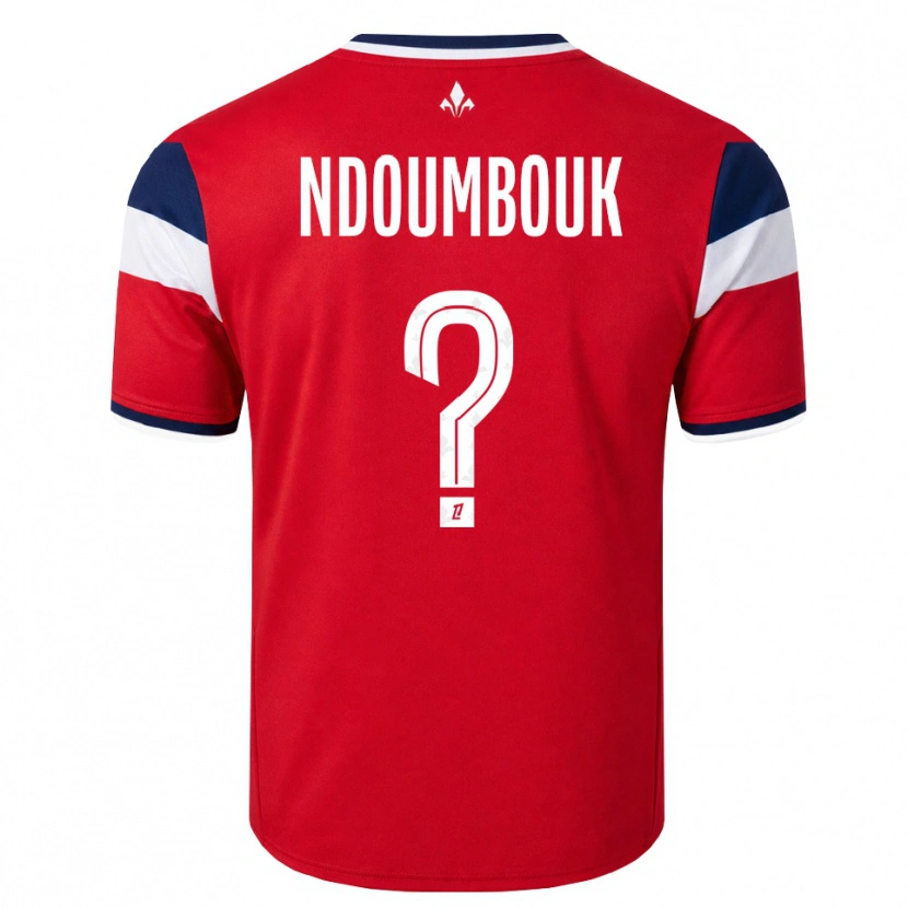 Danxen Enfant Maillot Marlyse Ngo Ndoumbouk #0 Rouge Blanc Bleu Royal Tenues Domicile 2026/27 T-Shirt