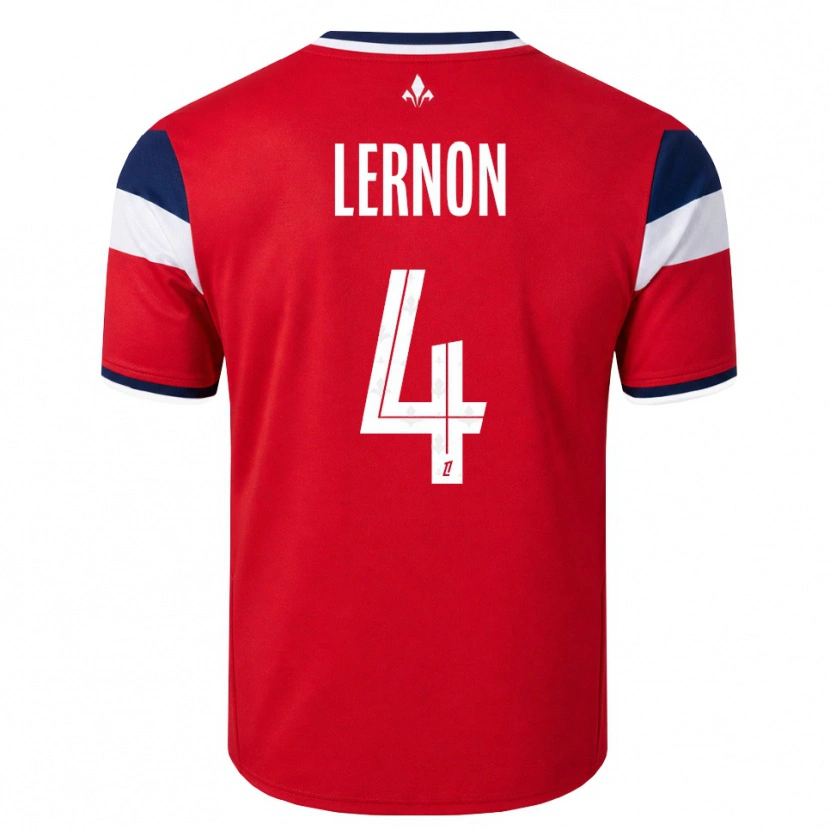 Danxen Enfant Maillot Jessica Lernon #4 Rouge Blanc Bleu Royal Tenues Domicile 2026/27 T-Shirt
