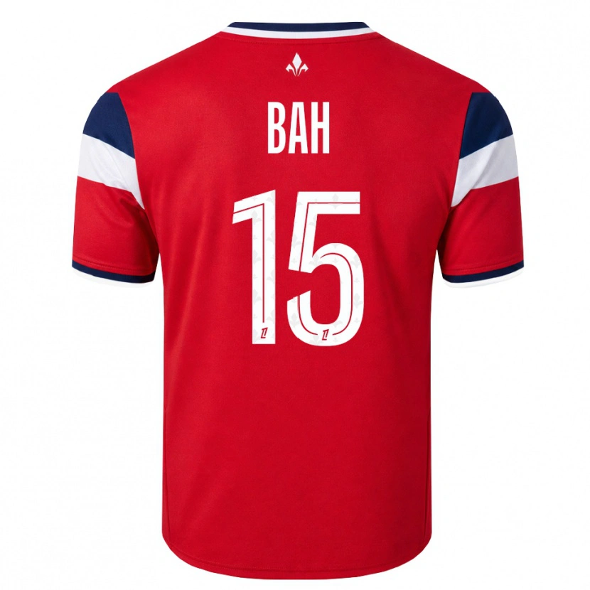 Danxen Enfant Maillot Oury Bah #15 Rouge Blanc Bleu Royal Tenues Domicile 2026/27 T-Shirt