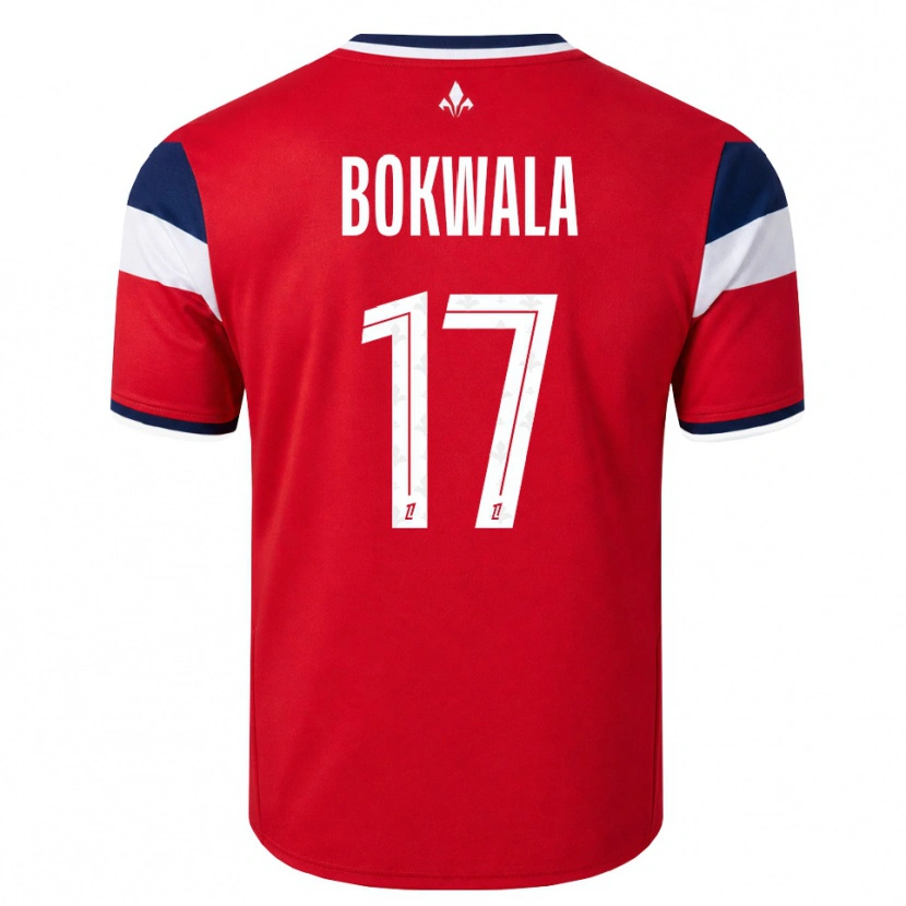 Danxen Enfant Maillot Béni Bokwala #17 Rouge Blanc Bleu Royal Tenues Domicile 2026/27 T-Shirt