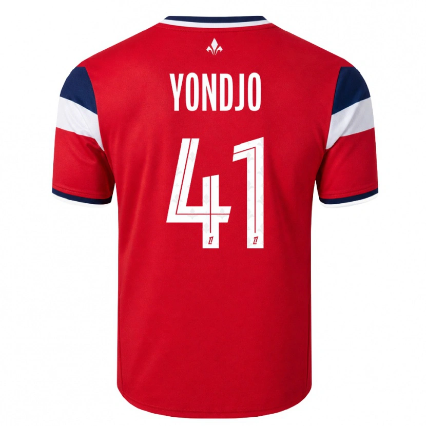 Danxen Enfant Maillot Angel Yondjo Matah #41 Rouge Blanc Bleu Royal Tenues Domicile 2026/27 T-Shirt