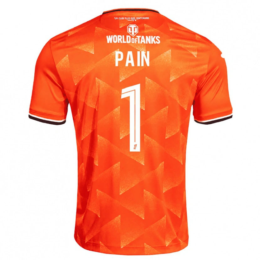 Danxen Enfant Maillot Ilan Pain #1 Orange Blanc Noir Tenues Domicile 2026/27 T-Shirt