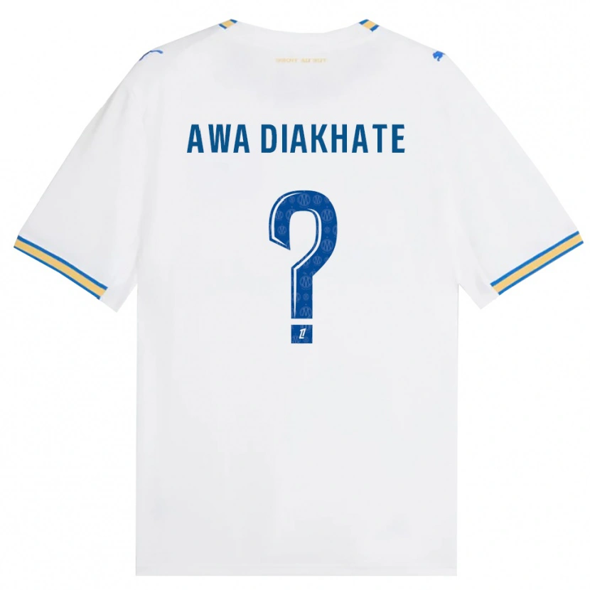 Danxen Enfant Maillot Ndeye Awa Diakhate #0 Bleu Dodger Blanc Tenues Domicile 2026/27 T-Shirt