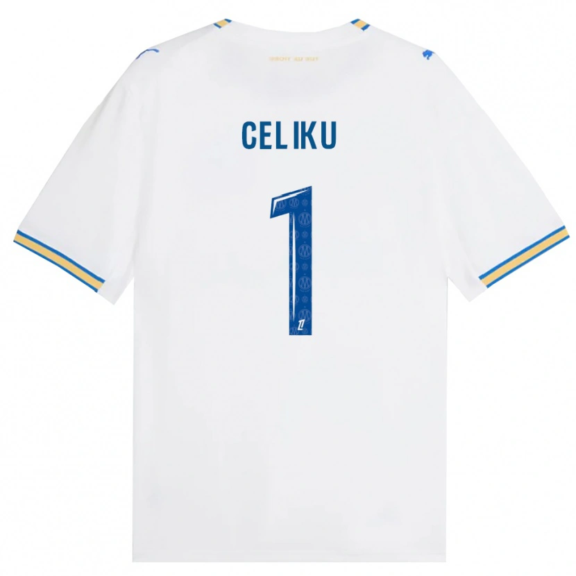 Danxen Enfant Maillot Bleron Celiku #1 Bleu Dodger Blanc Tenues Domicile 2026/27 T-Shirt