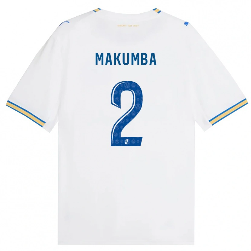 Danxen Enfant Maillot Enzo Makumba #2 Bleu Dodger Blanc Tenues Domicile 2026/27 T-Shirt