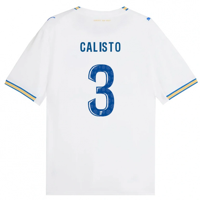 Danxen Enfant Maillot Gianni Calisto #3 Bleu Dodger Blanc Tenues Domicile 2026/27 T-Shirt
