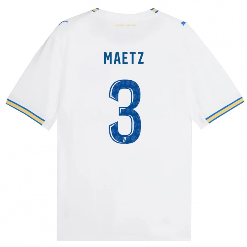 Danxen Enfant Maillot Agathe Maetz #3 Bleu Dodger Blanc Tenues Domicile 2026/27 T-Shirt