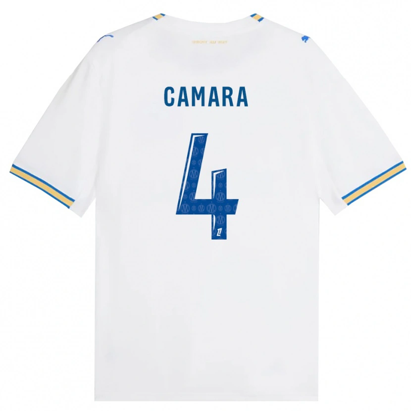 Danxen Enfant Maillot Fodé Camara #4 Bleu Dodger Blanc Tenues Domicile 2026/27 T-Shirt