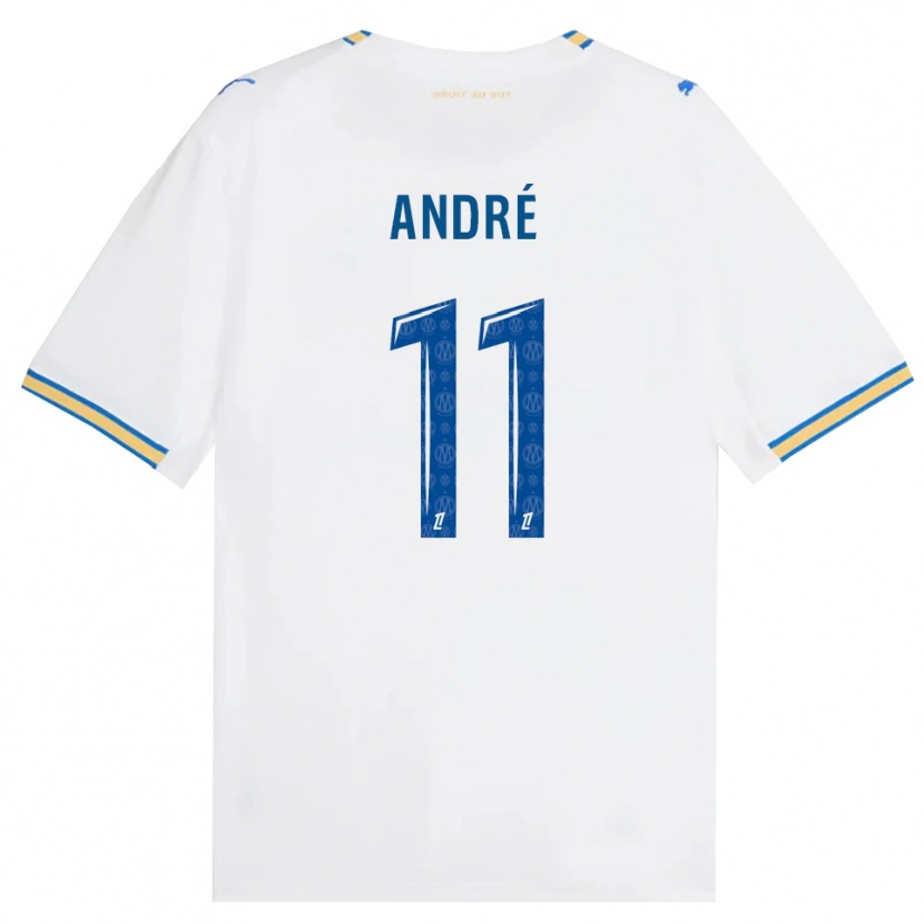 Danxen Enfant Maillot Kalvin André #11 Bleu Dodger Blanc Tenues Domicile 2026/27 T-Shirt