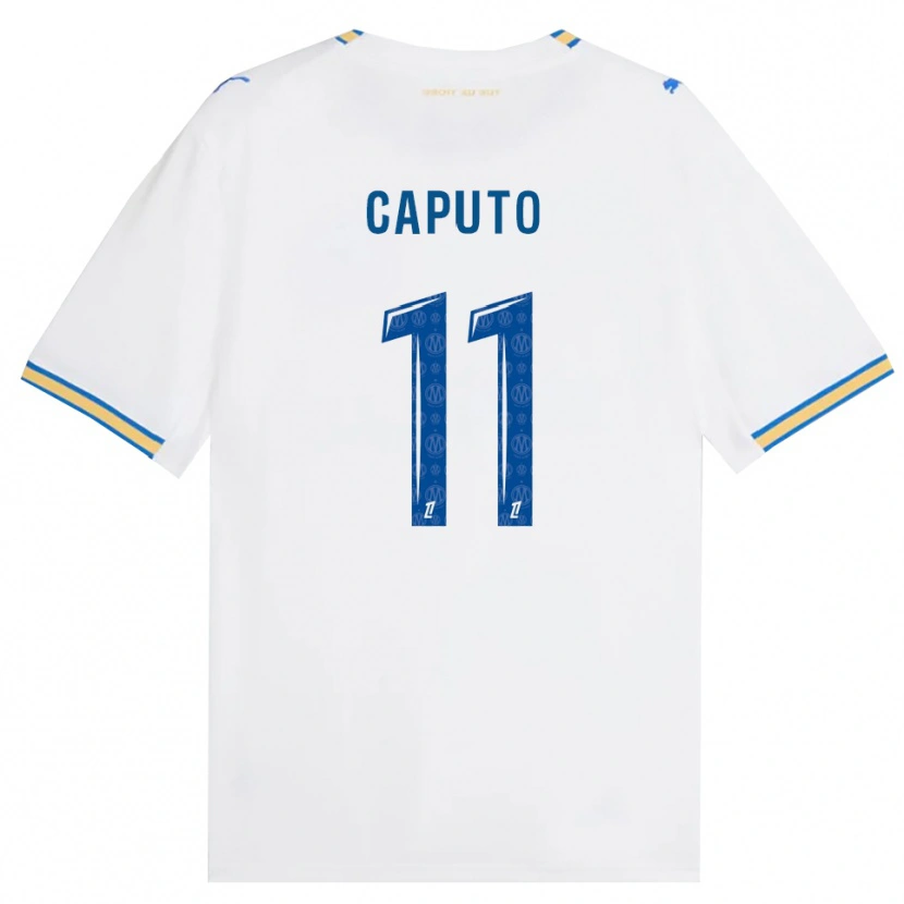 Danxen Enfant Maillot Cindy Caputo #11 Bleu Dodger Blanc Tenues Domicile 2026/27 T-Shirt