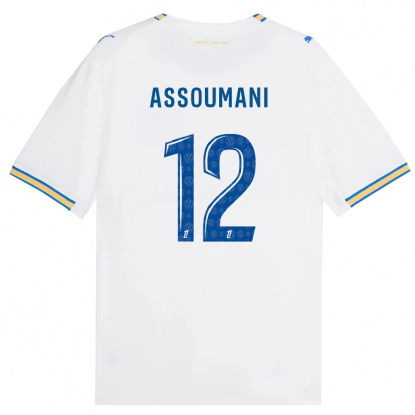 Danxen Enfant Maillot Saïfi Assoumani #12 Bleu Dodger Blanc Tenues Domicile 2026/27 T-Shirt