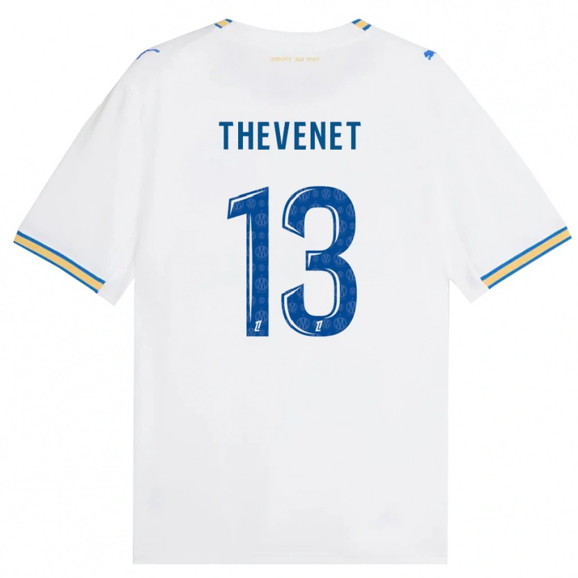 Danxen Enfant Maillot Maxence Thevenet #13 Bleu Dodger Blanc Tenues Domicile 2026/27 T-Shirt