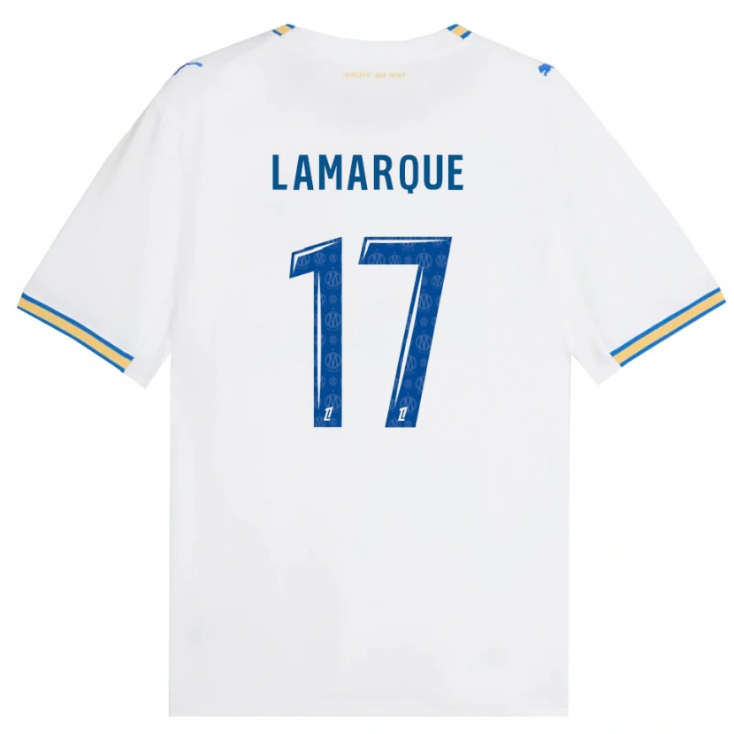 Danxen Enfant Maillot Alais Lamarque #17 Bleu Dodger Blanc Tenues Domicile 2026/27 T-Shirt