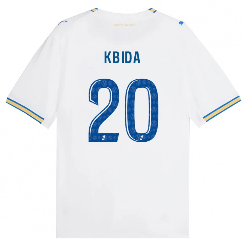 Danxen Enfant Maillot Inès Kbida #20 Bleu Dodger Blanc Tenues Domicile 2026/27 T-Shirt