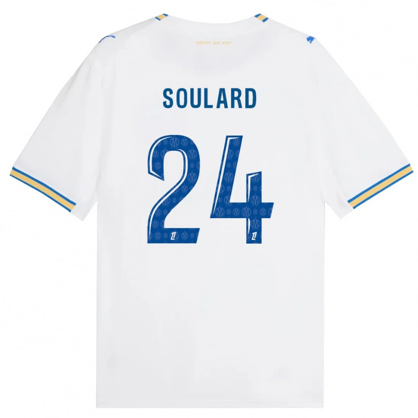 Danxen Enfant Maillot Amandine Soulard #24 Bleu Dodger Blanc Tenues Domicile 2026/27 T-Shirt