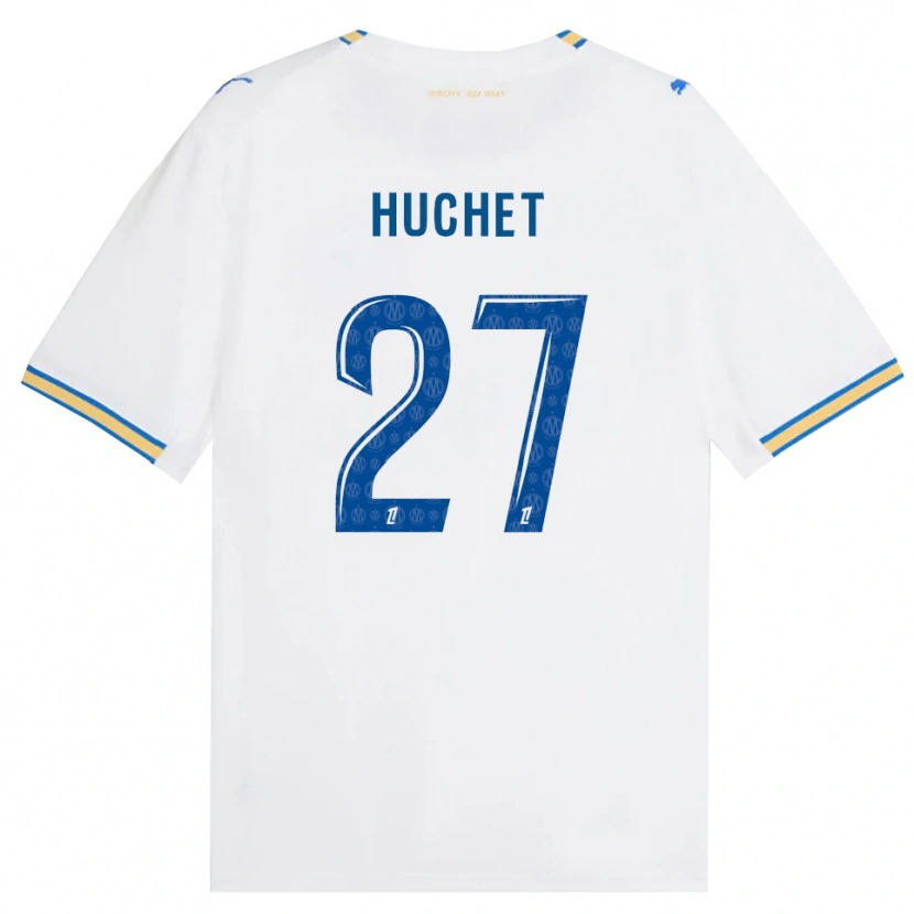 Danxen Enfant Maillot Sarah Huchet #27 Bleu Dodger Blanc Tenues Domicile 2026/27 T-Shirt