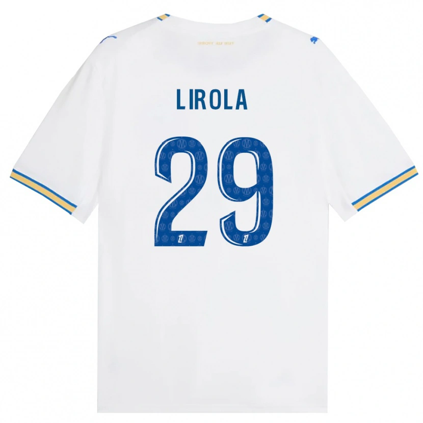 Danxen Enfant Maillot Pol Lirola #29 Bleu Dodger Blanc Tenues Domicile 2026/27 T-Shirt