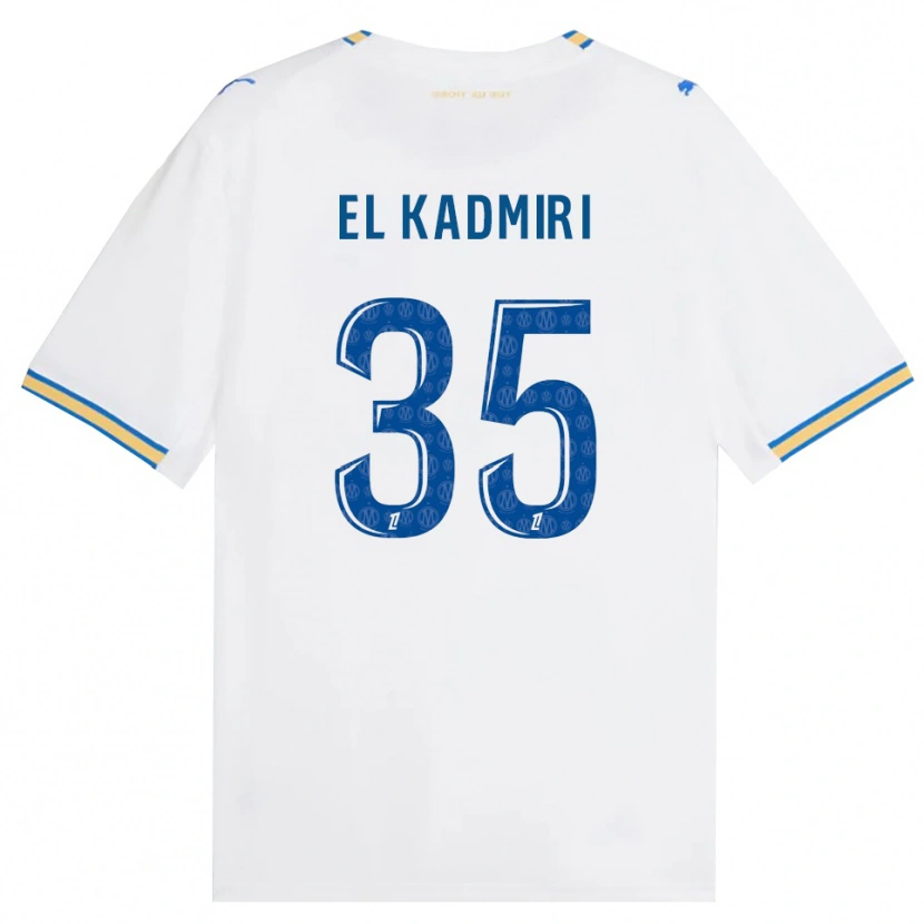 Danxen Enfant Maillot Ugo Kadmiri #35 Bleu Dodger Blanc Tenues Domicile 2026/27 T-Shirt