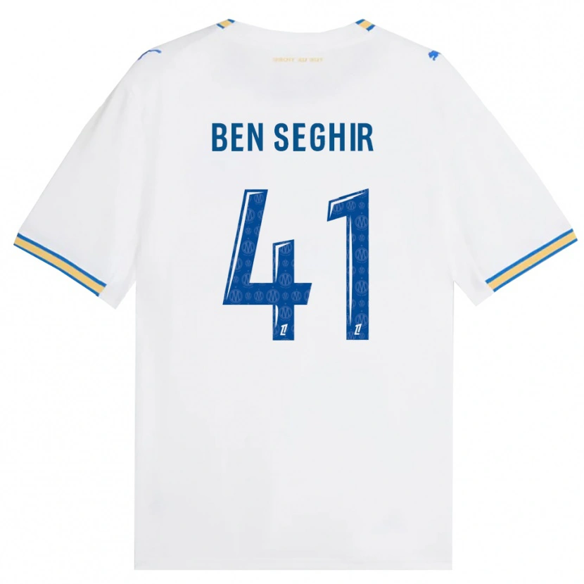 Danxen Enfant Maillot Salim Ben Seghir #41 Bleu Dodger Blanc Tenues Domicile 2026/27 T-Shirt
