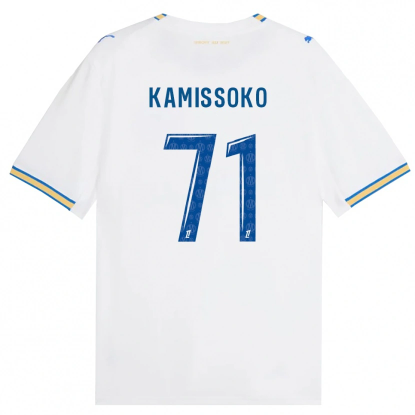 Danxen Enfant Maillot Nouhoum Kamissoko #71 Bleu Dodger Blanc Tenues Domicile 2026/27 T-Shirt