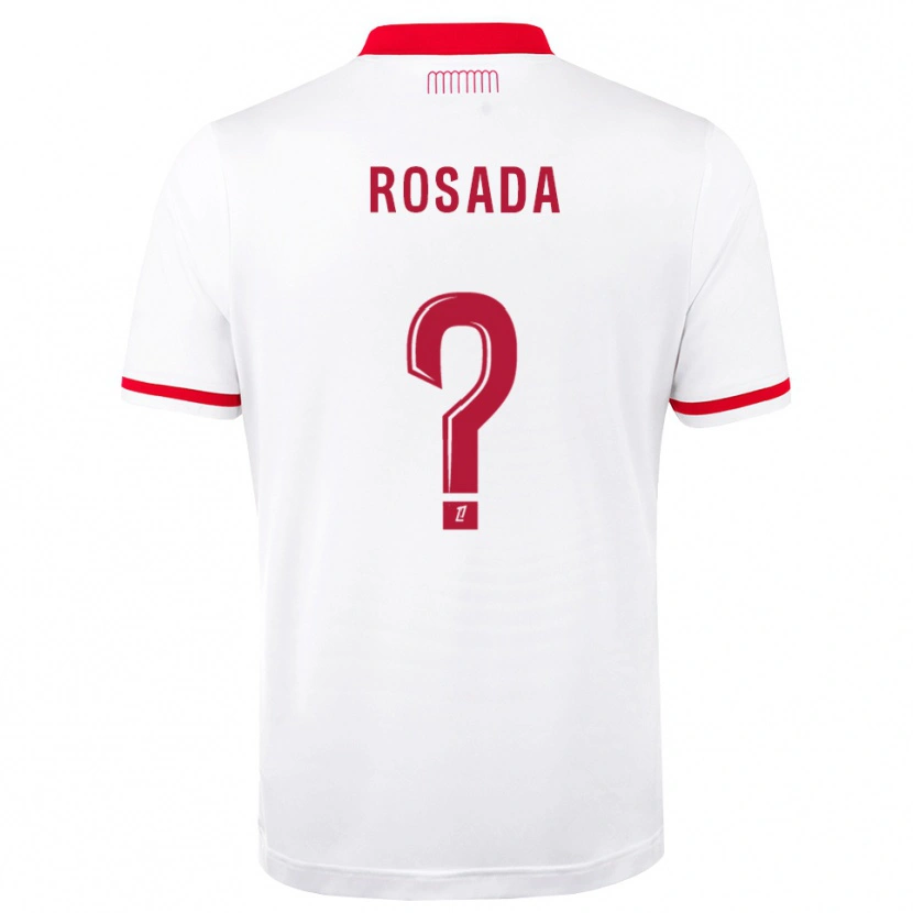 Danxen Enfant Maillot Riley Rosada #0 Rouge Blanc Tenues Domicile 2026/27 T-Shirt