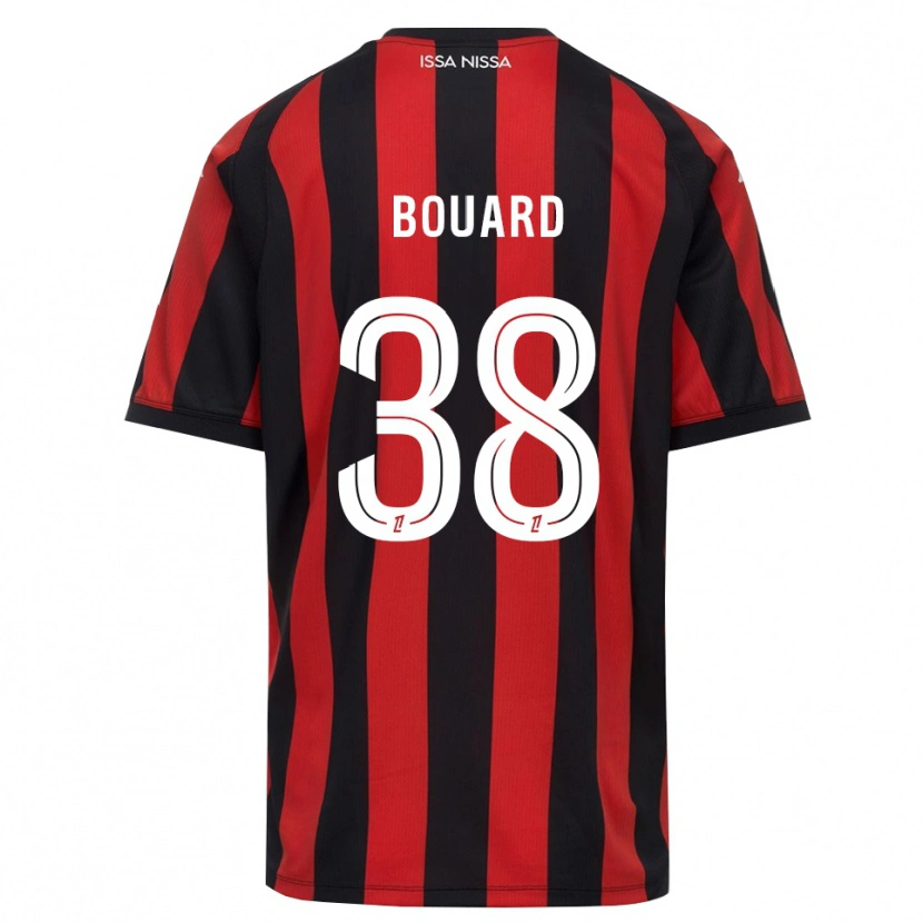 Danxen Enfant Maillot Enguerrand Bouard #38 Rouge Noir Blanc Tenues Domicile 2026/27 T-Shirt